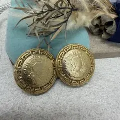 11.915【イヤリング】アクセサリー　ピアス変更可　大ぶり