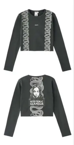 X-girl HYSTERIC GLAMOUR L/S COMPACT TOP
