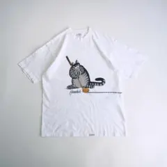 未使用 タグ付 90's アメリカ製 クリバンキャット ハワイ 猫 ゴルフ 春夏 古着 90s USA製 Crazy Shirts Hawaii クリバンキャット ゴルフ T