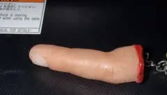 指型 キーホルダー リアルな造形 指キーホルダー