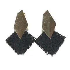 新品 レースタッセルイヤリング フラワータッセルイヤリング タッセルイヤリング