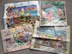 ディズニーシー購入ダッフィアンドフレンズショッピングトートバッグ美品まとめて