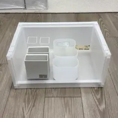 廃盤品】無印良品/ポリプロピレンファイルボックス用仕切付ポケット 5 