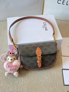 CELINE ロゴ入りショルダーバッグ
