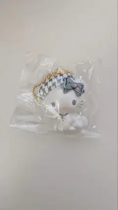 ハローキティ チェック柄ストラップ