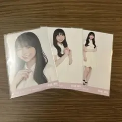 乃木坂46 生写真 長嶋凛桜 ポロシャツワンピ 3種コンプ