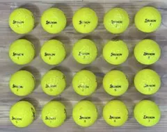 7K）SRIXON（スリクソン）ゴルフボール イエロー 20個セットのサムネイル