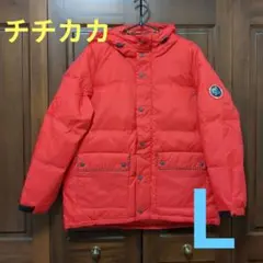 【 新品未使用 】チチカカ ダウンジャケット 赤 Ｌサイズのサムネイル