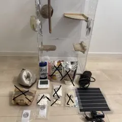 アクリル製中型ケージ 通気口付き 中型アクリルケージ 通気ファン付き - メルカリ