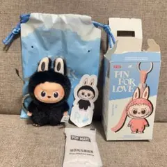 【正規品】LABUBU ぬいぐるみペンダント イニシャル R