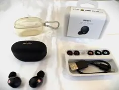 ほぼ未使用 保証書・ケース付き】 SONY wf-1000xm4 ブラック黒色