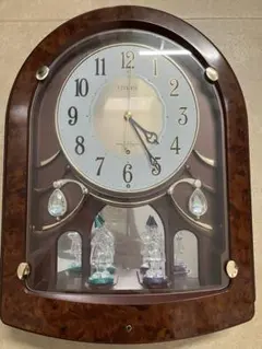 CITIZEN ウッド調掛時計 4MN411-O