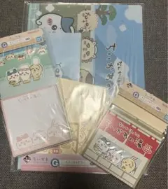 ちいかわ一番くじ　なんかほっこりちいかわの湯 G賞ステーショナリー　3種セット