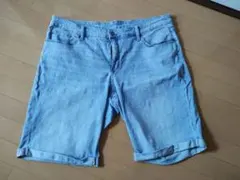ハーフパンツ ストレッチ ライトブルー デニム セントジョーンズベイ 6L