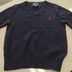 【美品】ポロ POLO ラルフローレン V ネック 男の子 セーター［最終値下］