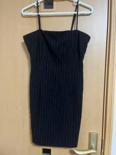 即購入⭕️Forever21 チェック柄キャミワンピ ブラック Mサイズ