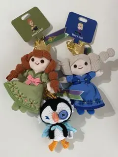 アナ雪 ぬいぐるみキーチェーン アナ エルサ サー・ヨルゲンビョルゲン