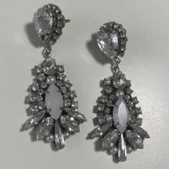 ブライダルビジューピアス　ウェディング　結婚式　【着用一回】