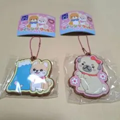 豆しば三兄弟　アイシングクッキー　キーホルダー