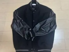 Graphpaper スタジャン ブラック サイズ1 Graphpaper Scale Off Melton Stadium Jacket