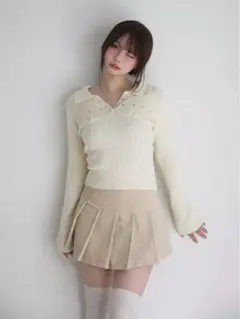 最安値 andmary Lindsay logo tops pink - メルカリ
