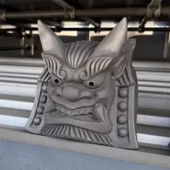 般若鬼瓦 魔除け 鬼面 壁掛け 和風インテリア 鬼瓦 般若面 飾り瓦 和風