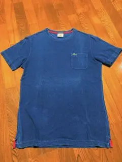 美品 デウスエクスマキナ サマーニット インディゴブルー 半袖 Tシャツ 