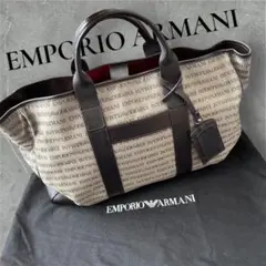 極美品✨エンポリオアルマーニ ビジネスバッグ　ブリーフケース 総柄 レザー