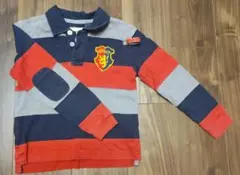 ストライプ 長袖カットソー 4T。