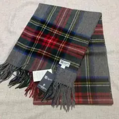 ジョンストンズ マフラー 大判タータンチェックストール グレースチュワート