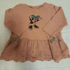 petit main ミニーマウス 長袖Tシャツ 90サイズ ピンク