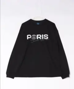 【サイズL】PARIS SAINT-GERMAIN 長袖Tシャツ ブラック