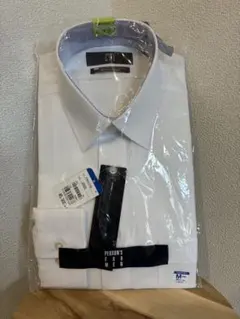 新品✨PERSONS FOR MEN スタイリッシュフィット　Yシャツ　白　L