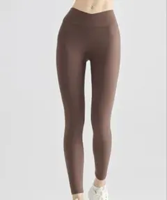 美品⭐︎yomoment 抗菌防臭加工 ハイウエスト ブラウンMサイズ