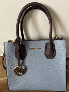 MICHAEL KORS ライトブルー ハンドバッグ