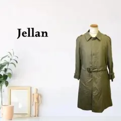 zk98【M】Jellan トレンチカラー ロング丈 袖ベルト イギリス風のサムネイル