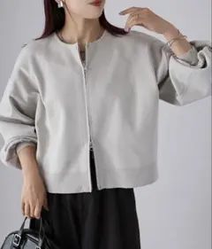 【美品】スポンディッシュダブルジップカーデ