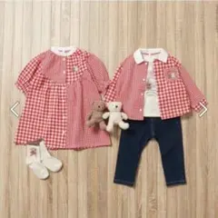 着画あり！アプレレクール　tiny bear リンクコーデセット　90 120