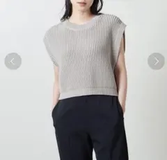 ＜MARW UNITED ARROWS＞アゼ ニットベスト