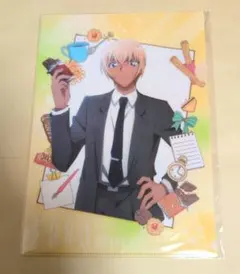 名探偵コナン 安室透 ブレイクタイム 缶バッジ アクスタ色紙クリアファイル 名探偵コナン 安室透 ブレイクタイム 缶バッジ アクスタ色紙クリアファイル