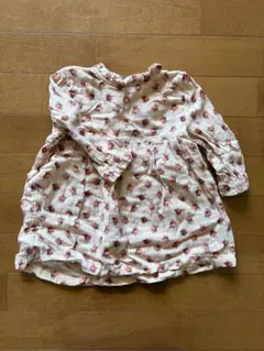 プチバトー　花柄ワンピース 74cm