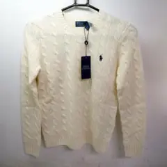 ポロラルフローレン レディース ジュリアナ セーター Sサイズ ホワイト