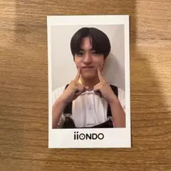 iiONDO はつ恋チェキ風ソロカード 宮本琉成 オーバーオールVer.