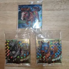 サラブ烈闘シール ゴールドシップ レモンポップ マヤノトップガン3枚セット