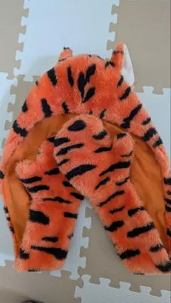 ティガー　耳付きマフラー被り物