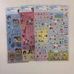 一期一会　ウサコレフレンズ　オリジナルデザイン　ステッカー　平成レトロ