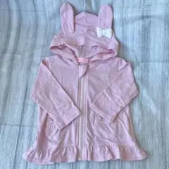 BEBE キスドロップ アウター ピンク うさぎ 薄手のサムネイル