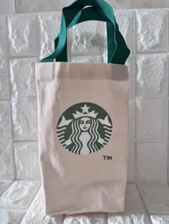 スターバックス トートバッグ　ハンドバッグ（縦長タイプ）アイボリー