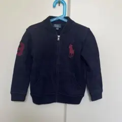 ラルフローレン　ビッグポニー　ネイビー　ブルゾン　ニット　110 ザラ