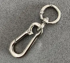 カラビナ シルバー キーリング キーホルダー ナスカン アメカジ